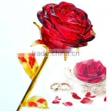 Red Rose Crystal Wedding Gifts