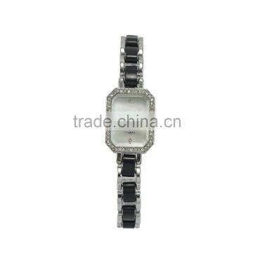 New Models Fashion Square Silicone Band Diamond Watch Women Bracelet photo-3