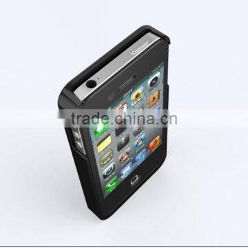 QI standard wireless charging phone cover case receiver for iphone4/4s