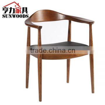 Round Kennedy Chair/ solid wood chair / wood arm chair classical style furniture