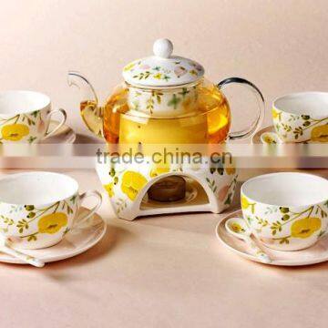 Hot Sale Good Quality Creative Customized Bone China Ceramics Tea Set photo-5
