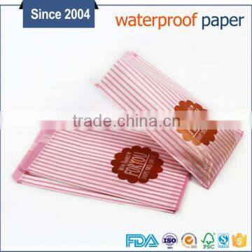 Hot Selling Food Grade Bread Paper Bag Printed Logo Chevron Paper Bag photo-5