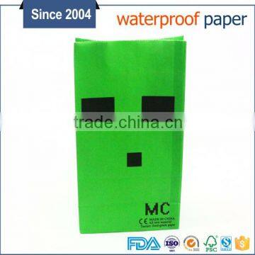 DIY New Products Color Design Square Bottom Kraft Paper Bag photo-2