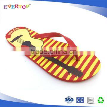 2016 Hot Sale Summer Men's Footwear High Quality Out Sandal Causal Shoes Beach Slippers Flat Bottom Stripe Men Flip Flop