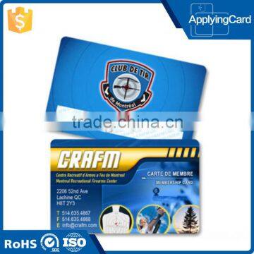 Plastic card supply pvc business company card business visiting card with full color printing