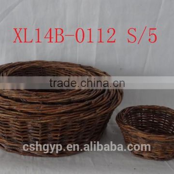 unpeeled willow basket