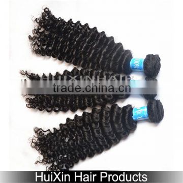 Sexy machine weft natural color deep curl Filipino virgin remy hair extension,paypal accepted