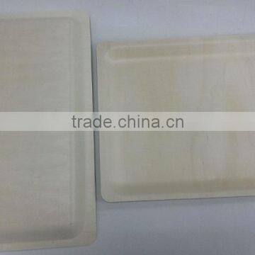 Disposable Used Wood Food Tray for Supermarket photo-3