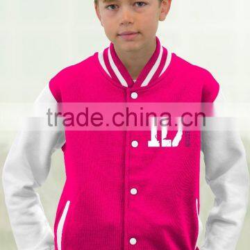 Hot pink varsity jackets kids boys