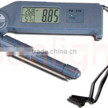 Foldable pH Meter pH/Temp./RH 3 in 1 Meter, ATC, Replaceable pH Electrode, PH-0101