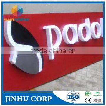 Shop banner aluminium sandwich panel/ACP, Chinese actual factory