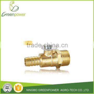 Straight Style Male Thread Brass Gas Valve