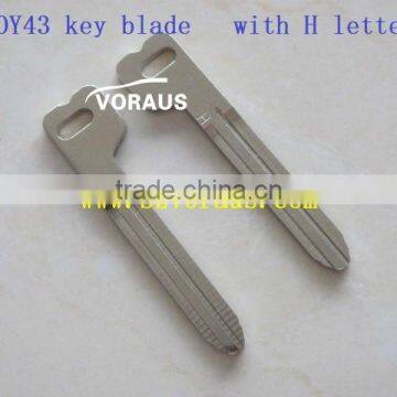 New Replacement To TOY43 key blade with H letter