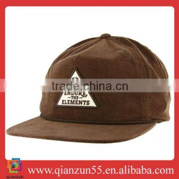 brown plain blank baseball hats adjustable caps