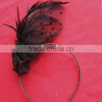 Black feather Hair Accessory