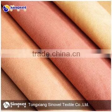 100%polyester weft knitting suede fabric for home textile ,boots