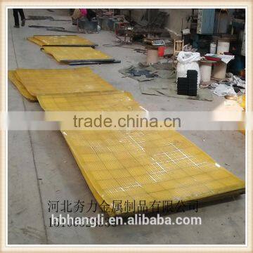 Polyurethane/PU mining screen mesh for vibrating sieving equipment prefessional factory