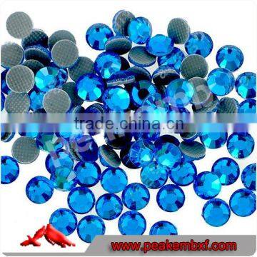 Wholesale Loose Crystal Stone Capri blue Heat Transfer