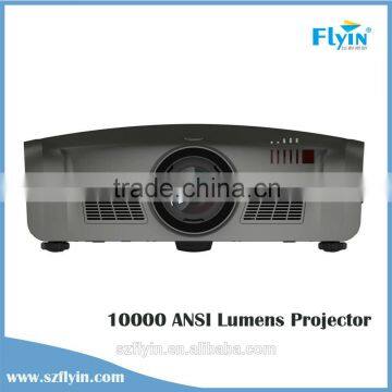 Multimedia High Brightness 1080p motorized projector ceiling mounts data show video 10000 lumens projector