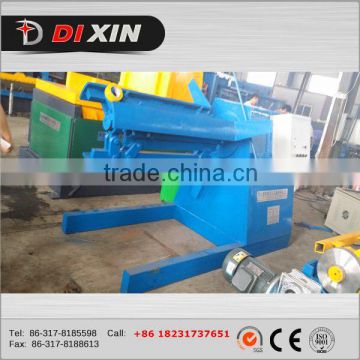 DX hydraulic and manual decoiling steel machine, decoiler / uncoiler machine