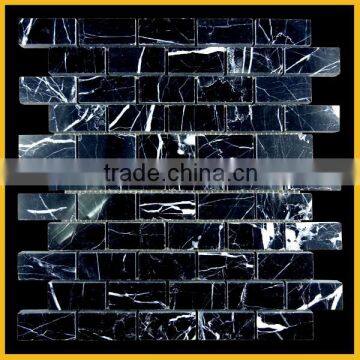 Nero marquina mosaic bathroom cheap marble mosaic tiles