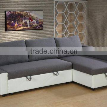 Latest contemporary design sofa, with storage and bed