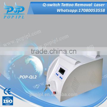 Q-switch ND.YAG Laser Tattoo Removal Machine Ipl Vascular Tumours Treatment Laser Tattoo Removal Laser Machine POPIPL CHINA Telangiectasis Treatment