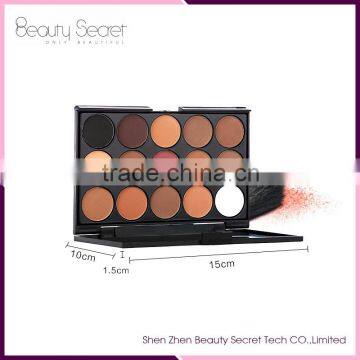 For Charistmas season 15color eyeshadow palette with high quality cream