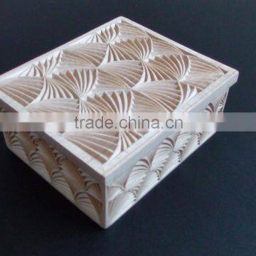 Wooden Carving Box Fashion Jewelry Handmade in India New Design photo-4