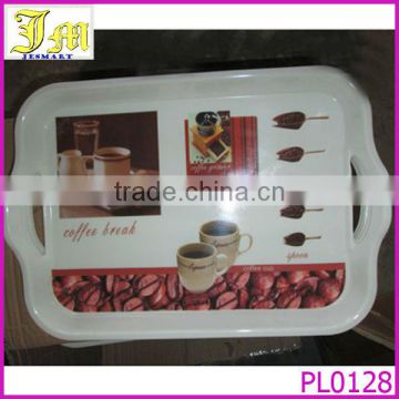 16 inches wholesale plastic serving trays with cup holder