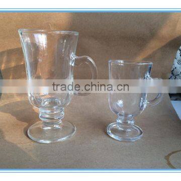 crystal wine glass cup with handle