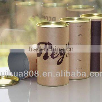 wine cans round paper packaging can for tea