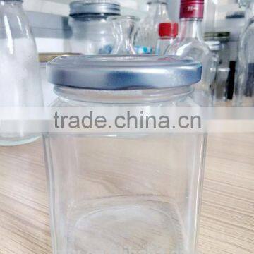 240 ml square airtight sauce paste bottles with tinplate lids