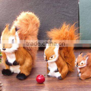 plush animals handmade Christmas soft toys, talking animal toys squirrel