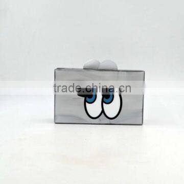 Custom Made Eyes Shaped Acrylic Clutch Bag Chain Handbag (XJSJ12)