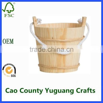 wooden buckets for wholesale cubos de madera para la venta al por mayor