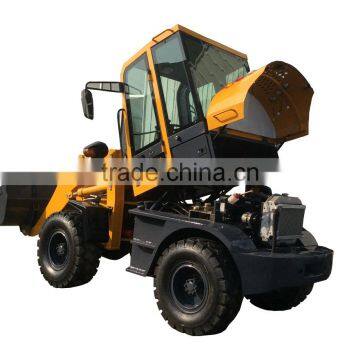 1200kg earth-moving machine small wheel loader for industrial and farming