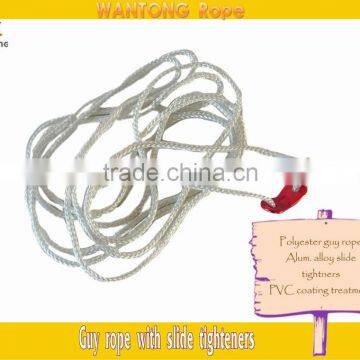 Tent & Canopy 3m Polyester Guy Ropes with Slide Tighteners