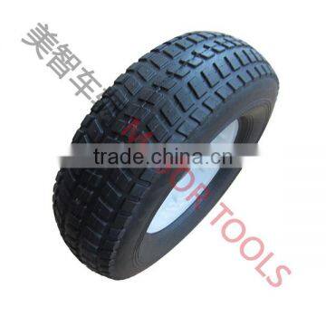 10 Inch Semi-pneumatic Stroller Rubber Wheels 10x3.3 photo-2