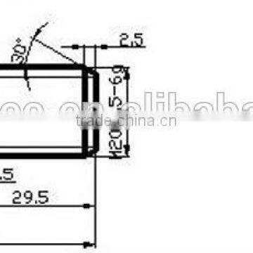 High Tensile Excavator Track Shoe Bolt and Nut