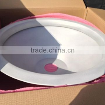 Round Cone Aluminum Bowl, cone shaped bowl, flat bottom round bowl