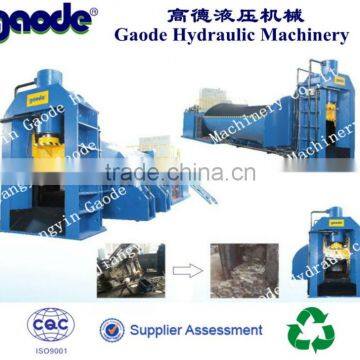 scrap steel framework baler &cutter machine