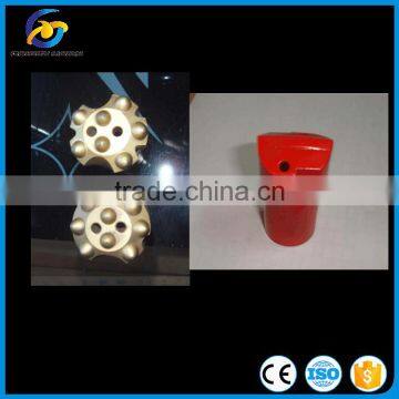 Flat chipways chisel bit/Tapered rock drilling tools