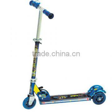 full aluminum laser wheel with music kick scooter for children