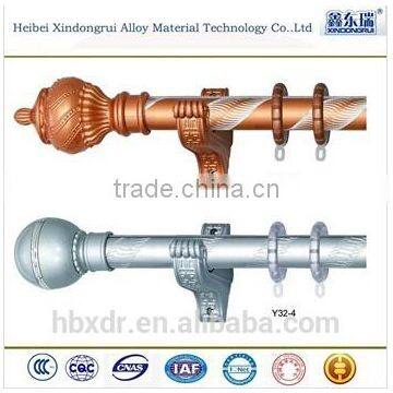 Aluminum Anodized Profile Curtain Rod With End Cap_Factory Supplier!! photo-5