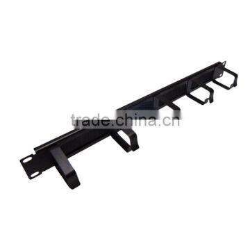 1U 19-inch Racks D-ring Brush Cable Management Panel With Brush Grommet photo-4