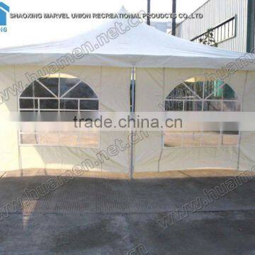 White polyester Garden Gazebo 4x4m