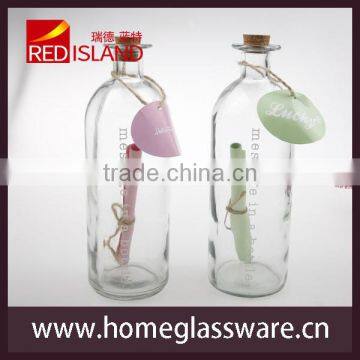 Station Glass Bottles Cork Tops Message Weddings Wish Jewelry Party Favors, photo-3