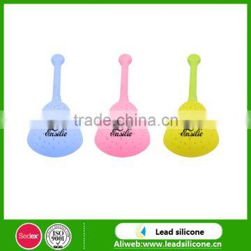 BPA free eco-friendly funny pear design Silicone Tea Leaf Filter