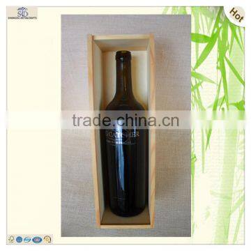Wholesale Customized Laser Engraved Logo Pattern Wine Box photo-5